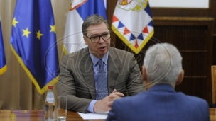 Vučić i Dodik s patrijarhom